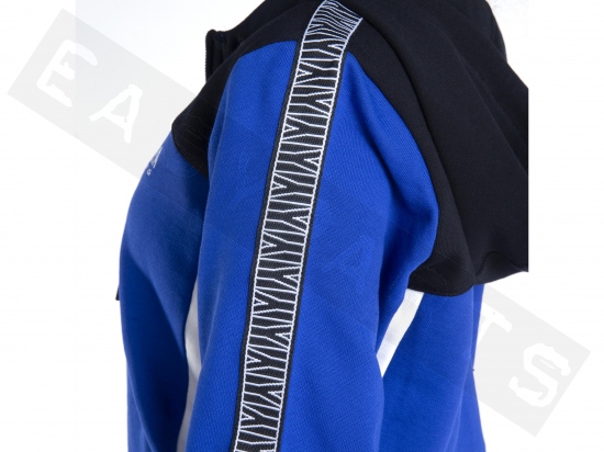 Sweatshirt mit Reißverschluss YAMAHA Paddock Blue StreetWear 2024 Nishi
